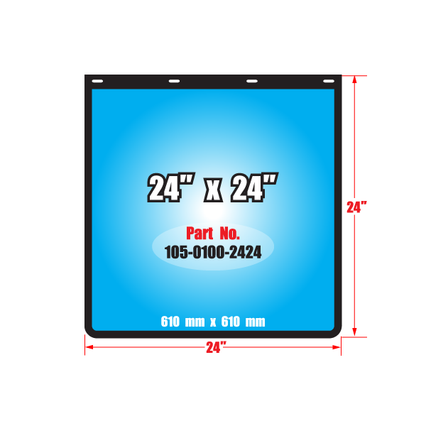 บังโคลนอัดผ้ายีนส์ 24 x 24