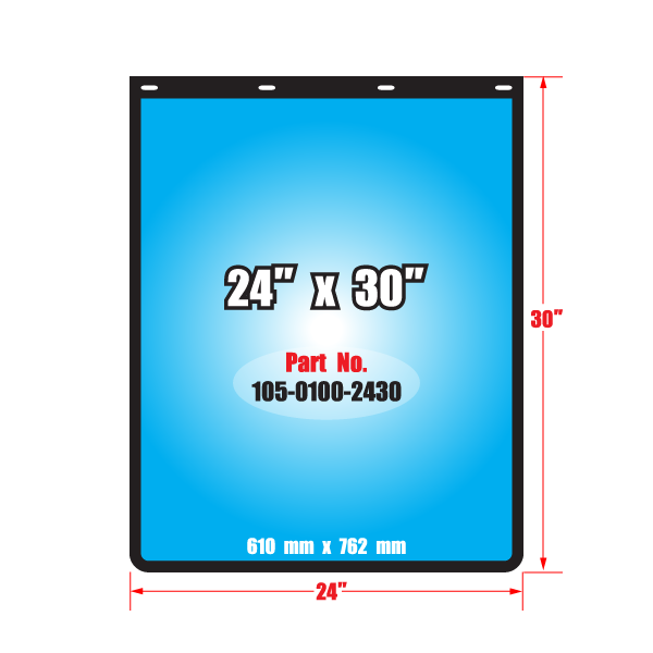 บังโคลนอัดผ้ายีนส์ 24 x 30