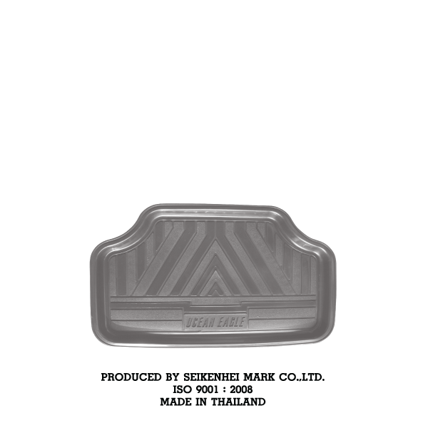 ยางปูพื้นถาดลาย OCEAN EAGLE (ถาดแค๊ป) Gray