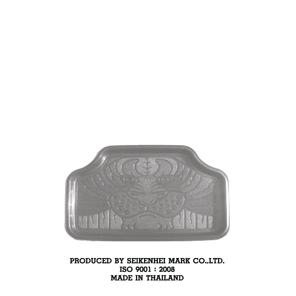 ยางปูพื้นถาดลาย TIGER (ถาดแค๊ป) Gray
